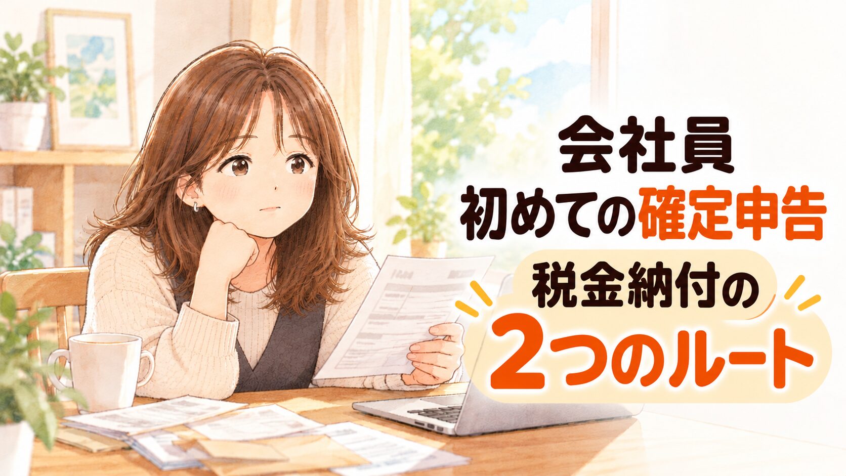 会社員の初めて確定申告と納税ルート